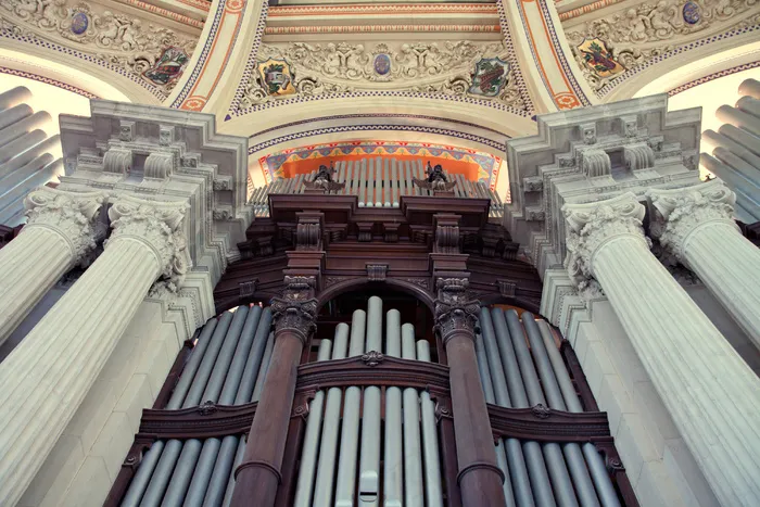 建筑,管风琴,圣彼得宝座,藻井,商场,巴塞罗纳