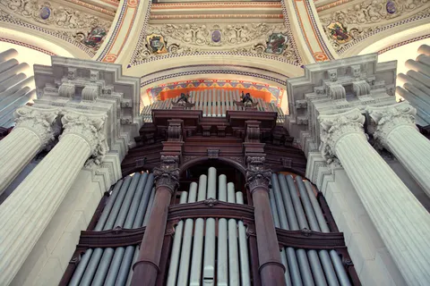 建筑,管风琴,圣彼得宝座,藻井,商场,巴塞罗纳