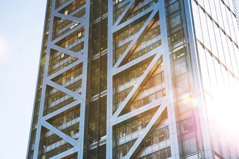 建筑，金融，伦敦，日落