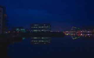 建筑，Cc0，城市，黑暗，都柏林，高分辨率，爱尔兰，灯火，夜，海洋，河，海，股票照片，水