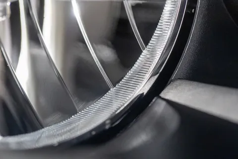 抽象，汽车，汽车，铬，前灯，工业，宏，塑料，反射，形状，光泽