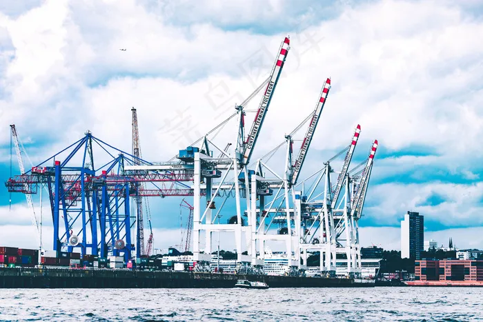 轮船,天空,街道,港口码头,营口港,货物