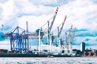 轮船,天空,街道,港口码头,营口港,货物