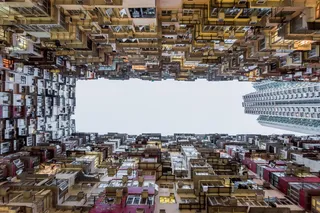 建筑，城市，混凝土，金融，玻璃，香港，九龙，天空，天际线，摩天大楼