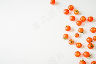 背景，樱桃番茄，特写，烹饪，节食，新鲜，水果，健康饮食，成分，有机，原料，红色，成熟，蔬菜，素食，维生素