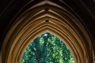 摘要，拱门，牌楼，建筑，城市，设计，外墙，华丽，路径，模式，走道