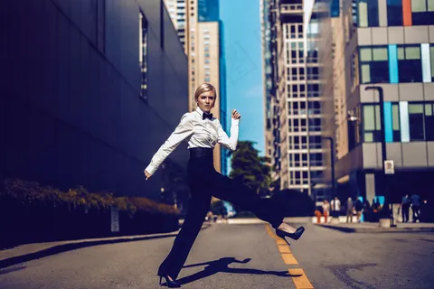 走路,步行,女人 走路,步行,女人