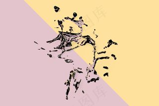 抽象，艺术，背景，创意，设计，平面，图形，液体，最小，粉彩，形状，银，飞溅，墙纸