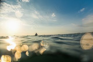 巴厘岛，滴眼液，乐趣，海洋，海，天空，飞溅，冲浪，浪潮，水，波
