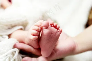 婴儿，婴儿，爸爸，爸爸，家庭，父亲，脚，父母