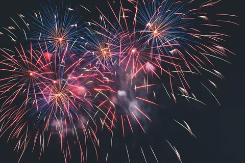 烟火,灯光,夜晚,派对 烟火,灯光,夜晚,派对