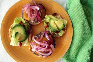 汉堡，汉堡，晚餐，食品，膳食，高架