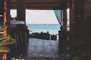 海滩，东亚，热，酒店，海洋，度假村，房间，视图，温暖，水