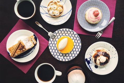 蛋糕，蛋糕，甜点，甜点，食品，食品，开销，板，板，餐厅，饭店