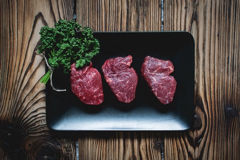 牛肉，食品，肉，肉，生，牛排，牛排