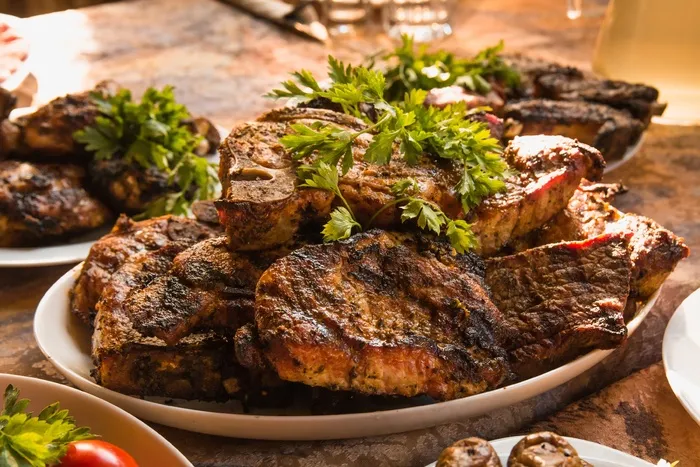 烧烤，烧烤，烧烤，食品，烧烤，烤，肉，肉，牛排，牛排