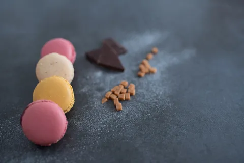 背景，棕色，蛋糕，糖果，饼干，文化，甜点，美食，玛卡龙，玛卡龙，没有人，糕点，小吃，糖，甜，变化