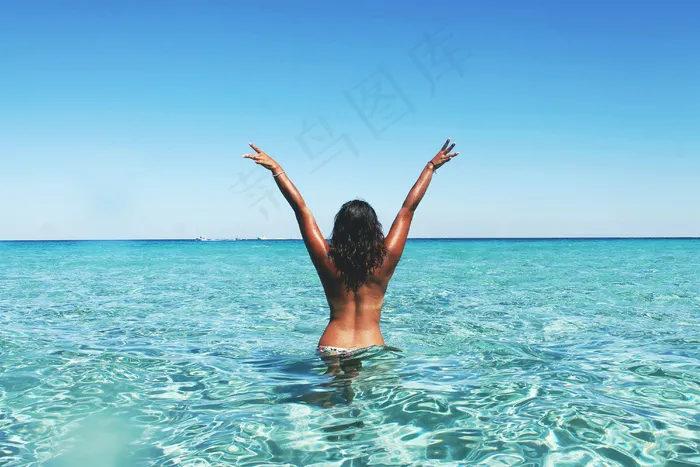 冒险，海岸，女孩，健康，假日，海洋，性感，夏季，度假，女人