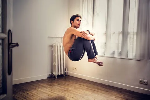 运动，健身，健康，健康，魔术，人，冥想，瑜伽