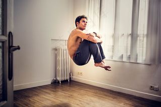 运动，健身，健康，健康，魔术，人，冥想，瑜伽