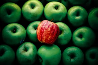 苹果，苹果，食品，水果，水果，绿色，红色