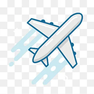 灰色飞机起飞,免抠元素