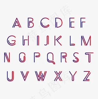 创意回形针26字母