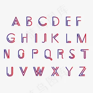 创意回形针26字母