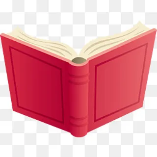 世界读书日红色书本,免抠元素