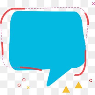 卡通手绘蓝色标签,免抠元素