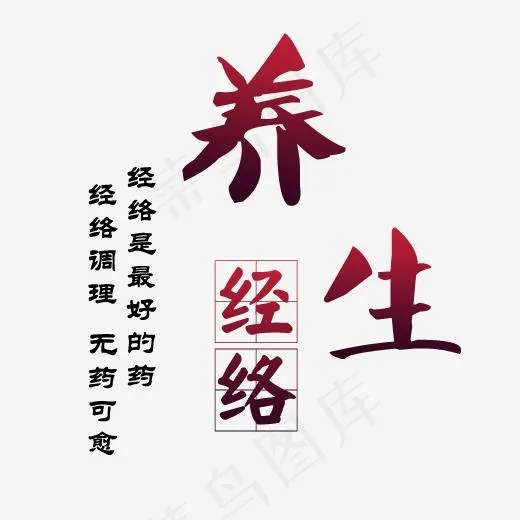 健康养生经络(500*500px)psd模版下载