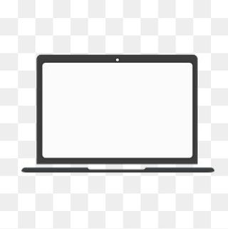 扁平化超薄电脑显示器png免扣,免抠元素