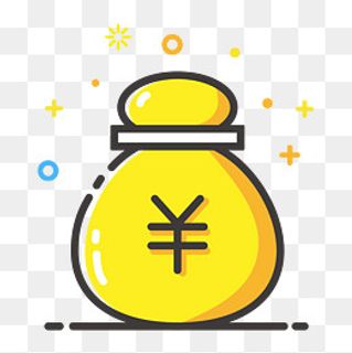 钱袋理财矢量图下载