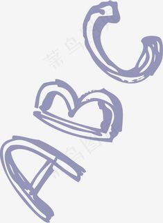 创意蓝色艺术字