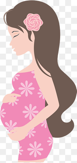 国际家庭日怀孕的妈妈,免抠元素
