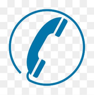 蓝色系主题通讯电话,免抠元素