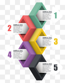 创意立体不规则信息分类矢量,免抠元素