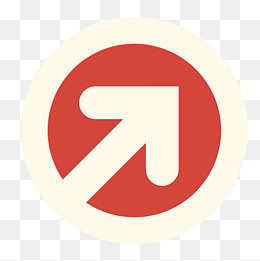 灰色圆形商务箭头,免抠元素