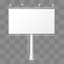 矢量广告牌海报展板招贴牌样机