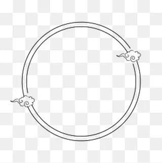 手绘水彩黑色边框装饰,免抠元素