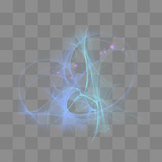 奇幻星空炫光元素,免抠元素