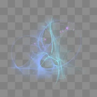 奇幻星空炫光元素,免抠元素