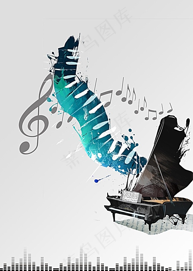 钢琴音乐海报背景素材背景图片素材