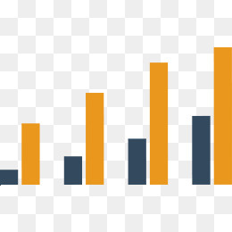 矢量创意设计双色柱形图