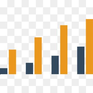 矢量创意设计双色柱形图