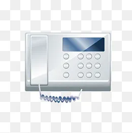 卡通座机设计矢量图,免抠元素(2000*2000px)ai矢量模版下载