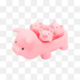 动画人物小猪佩奇原型猪妈妈带一,免抠元素