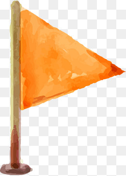 定位旗子矢量素材图