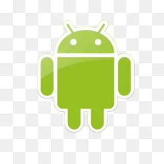 绿色安卓小人,免抠元素