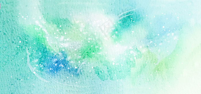 唯美绿色星空渐变banner海报背景图片素材